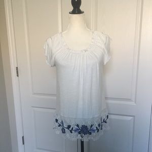 Very Pretty Adiva Embellished top SZ S